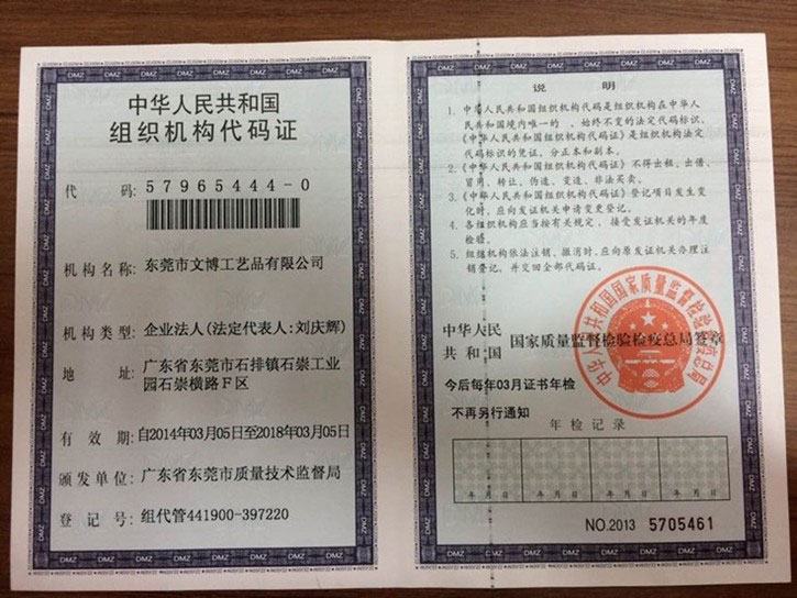 組織機(jī)構(gòu)代碼證