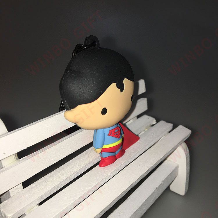 超人3D立體鑰匙扣款式2左側面