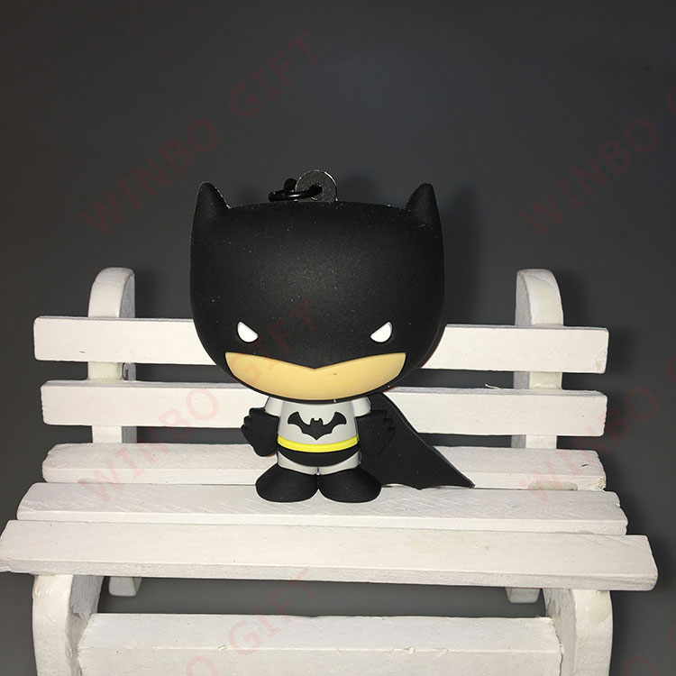 蜘蛛俠PVC軟膠3D立體鑰匙扣